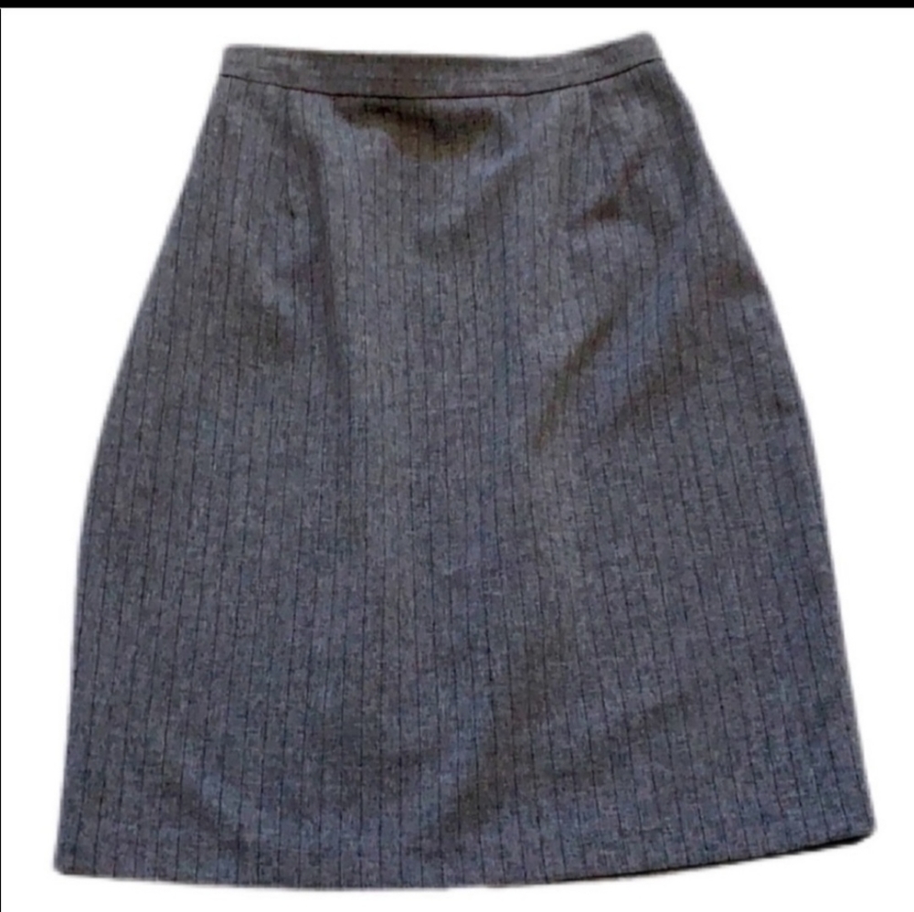Gray pinstriped Pencil Skirt Size 10